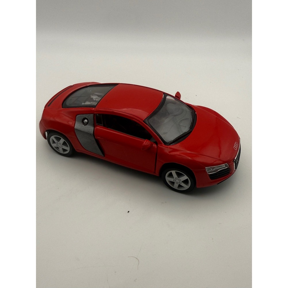 Kinsmart Audi R8 Red Diecast 1:36 Scale Model Car KT5315 Pullback Action Toy